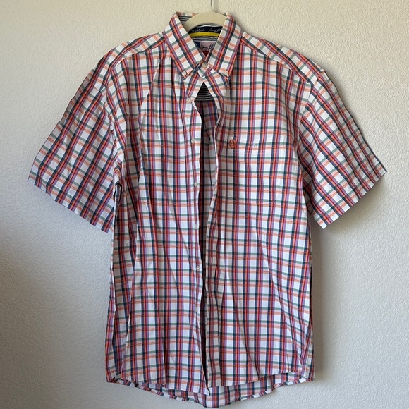 Wrangler Other - Wrangler George Strait Plaid Western Shirt Large Short Sleeve Cowboy